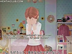 A Young Anime Girl Shows Her Underwear In An Adult Video