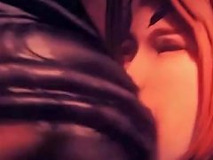 Erotic Animation: Pussy Touching And Oral Sex With Cumming